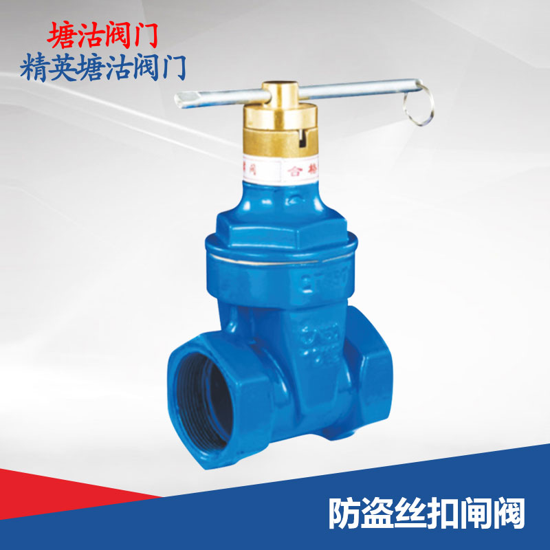 防盜絲扣閘閥