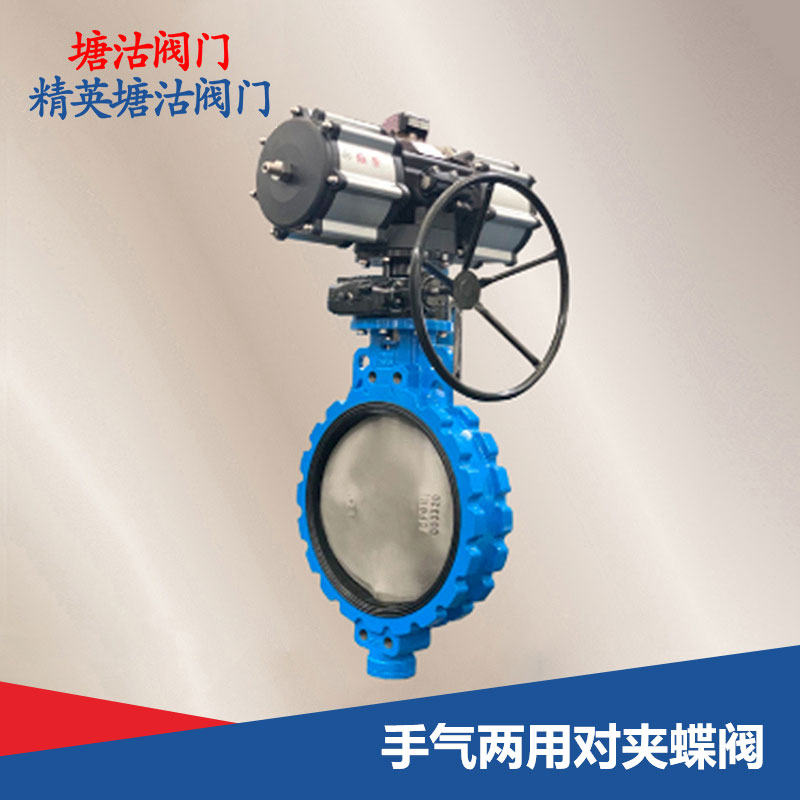 手氣兩用對(duì)夾蝶閥